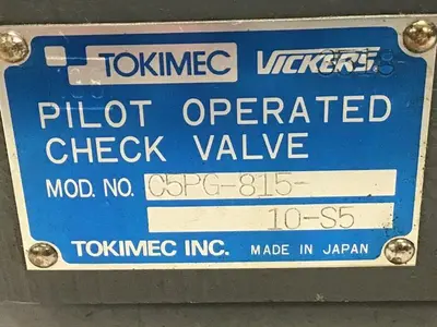 USED TOKIMEC VICKERS C5PG-815-10-S5