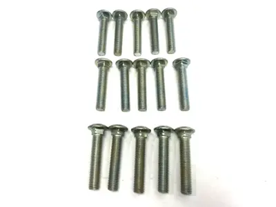 5/8"-11 x 3-1/2" Carriage Bolts Grade 2 LOT OF 15 SHELFWARE - New Other