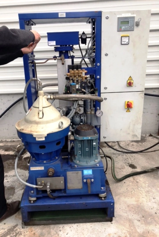 (2) Alfa-Laval P-615 fuel/lube oil purifiers, 316SS.