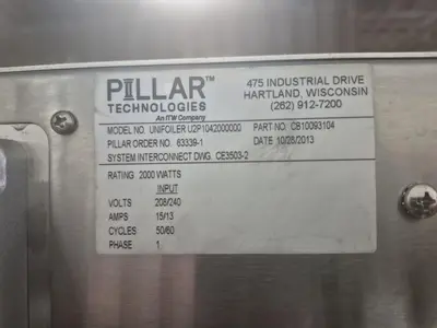 USED 2013 PILLAR TECHNOLOGIES U2P1042000000