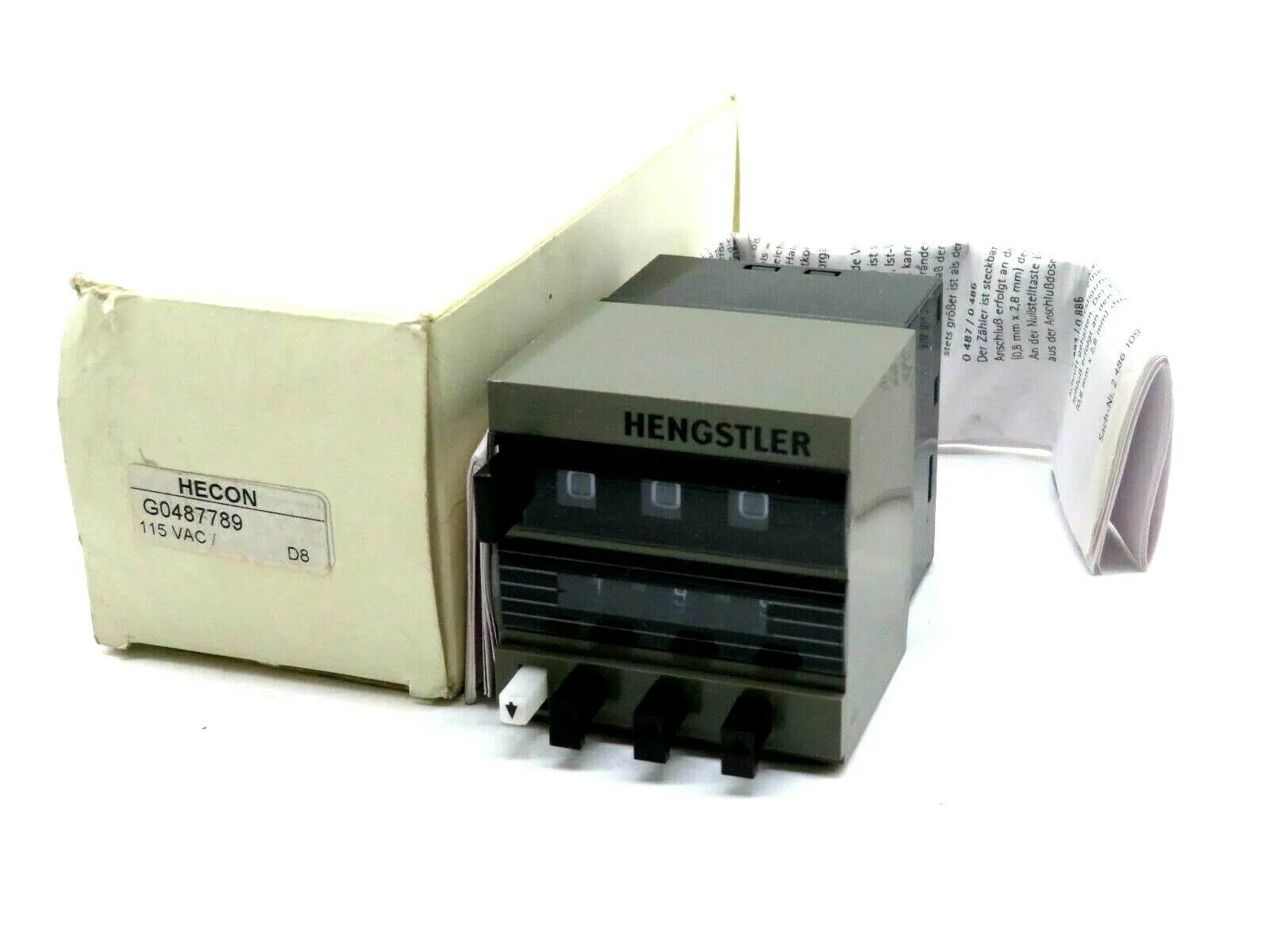 NEW HENGSTLER HECON G0487789 COUNTER 115VAC