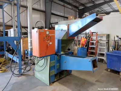 Used Herbold Granulator. 15.5" x 15.5" feed opening