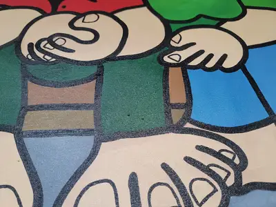 New | in-Stock FalconRestaurantSupply New Walmiru Original Faceless Painting on Canvas - Farmers 36" x 60" Restaurant Equipment (Miscellaneous) Illinois US | Falcon Restaurant Supply #1376717