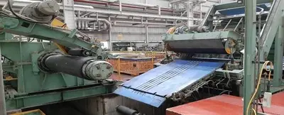 67" W (1710 mm) x .009"-.079" (.23 mm-2 mm) x 20 Ton Color Coating Line (Used)