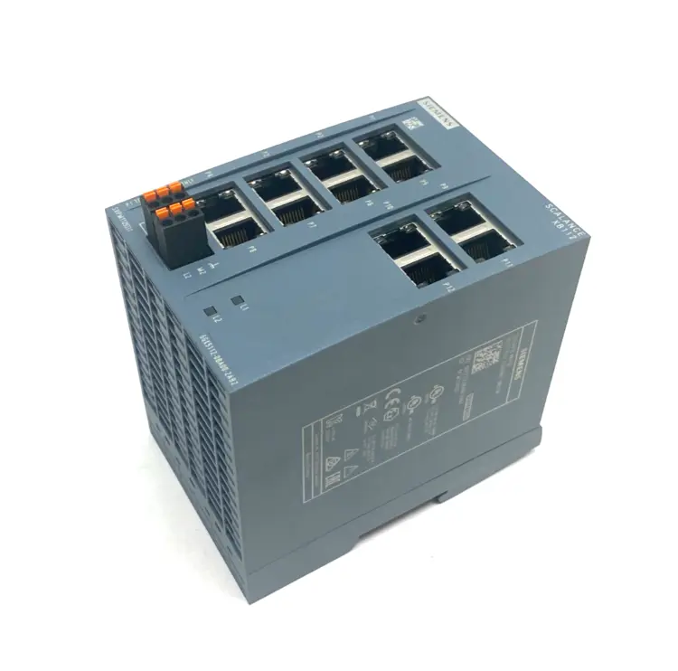 Used SIEMENS SCALANCE XB112 UNMANAGED IE ETHERNET SWITCH Relays & Switches | Maverick Industrial Sales #1110759