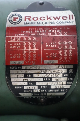 USED DELTA ROCKWELL 70-6XU