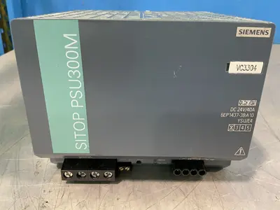 Used SIEMENS 6EP14373BA10 DIN Rail Power Supplies Ohio US | HGR 24 #1520833