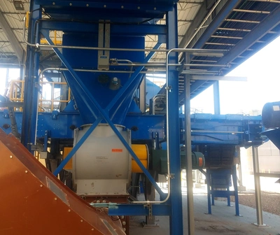 Biomass Bale Handling & Grinder System
