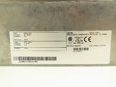 ABB AC Variable Frequency Drive 15Hp 3Ph 380-500V 21A