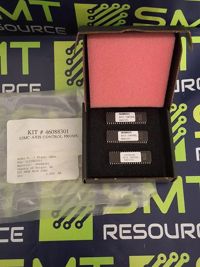 RADISYS AXIS CONTROL CHIP / PROMS SET 46088603 / 46088605 / 46088608 - BRAND NEW