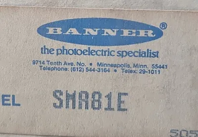 BANNER SMA81E PHOTOELETRIC SENSOR. Loc5D12