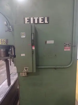 100 TON EITEL MODEL #RP100 HYDRAULIC C-FRAME PRECISION STRAIGHTENING PRESS: YOBRO #16014