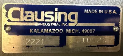 Used CLAUSING 2221 Heavy Duty & Sensitive Single Spindle Drills Ohio US | CW WOOD MACHINERY #1310222