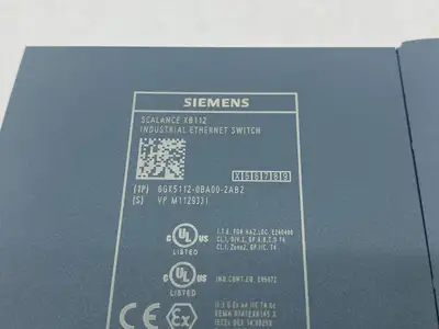 USED SIEMENS SCALANCE XB112 UNMANAGED IE ETHERNET SWITCH
