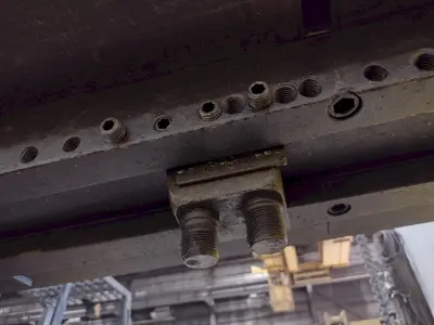 18' LONG T-SLOTTED RAIL DIE PLATE: STOCK #24011