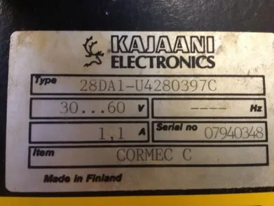 Kajaani Cormec C type 28DA1-U4280-397C