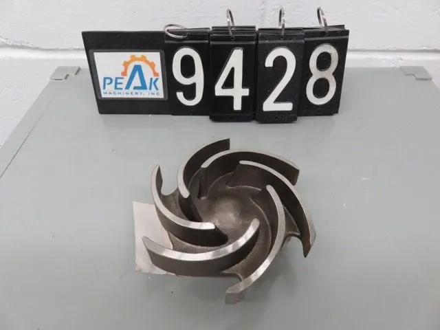 Goulds 3196 Pump  Impeller, 6 vane open, size 6", New