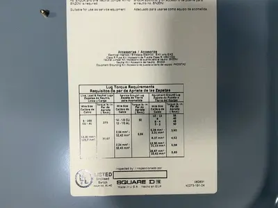 Used SQUARE D H324N Switchgears Ohio US | HGR 24 #1301627
