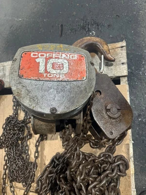 COFFING 10TON CHAIN HOIST - MANUAL