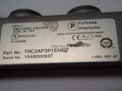 Used Fortress Interlocks Pushbutton / Switch Controller Automation Control (HMI) Michigan US | Maverick Industrial Sales #1400110