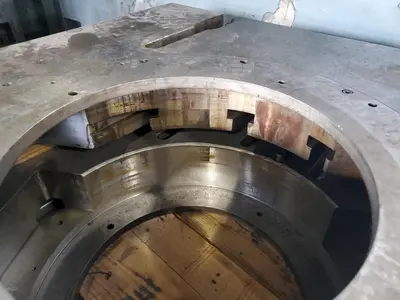 38" X 38" T-SLOTTED BOLSTER PLATE. STOCK # 0637223
