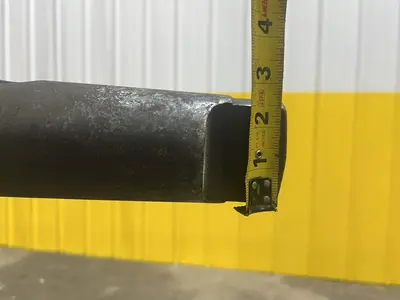 4" DIAMETER X 15' LONG BORING BAR WITH MORSE TAPER: STOCK #20648