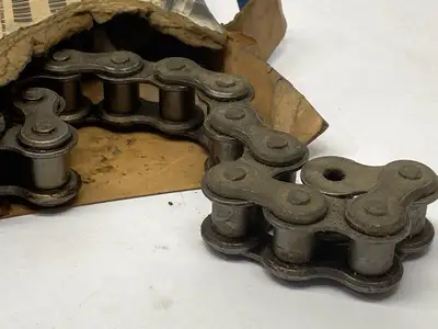 USED DIAMOND CHAIN #80 ROLLER CHAIN 10FT
