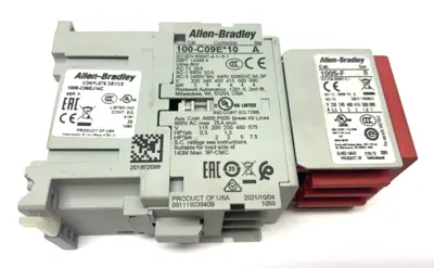 100S-C09EJ14C | Allen Bradley  Ser. A Guardmaster A04 Safety Contactor BROKEN TOP - For parts or not working