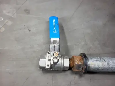 Plug Grout with 1/2" 2000WOG Stainless Steel Ball Valve