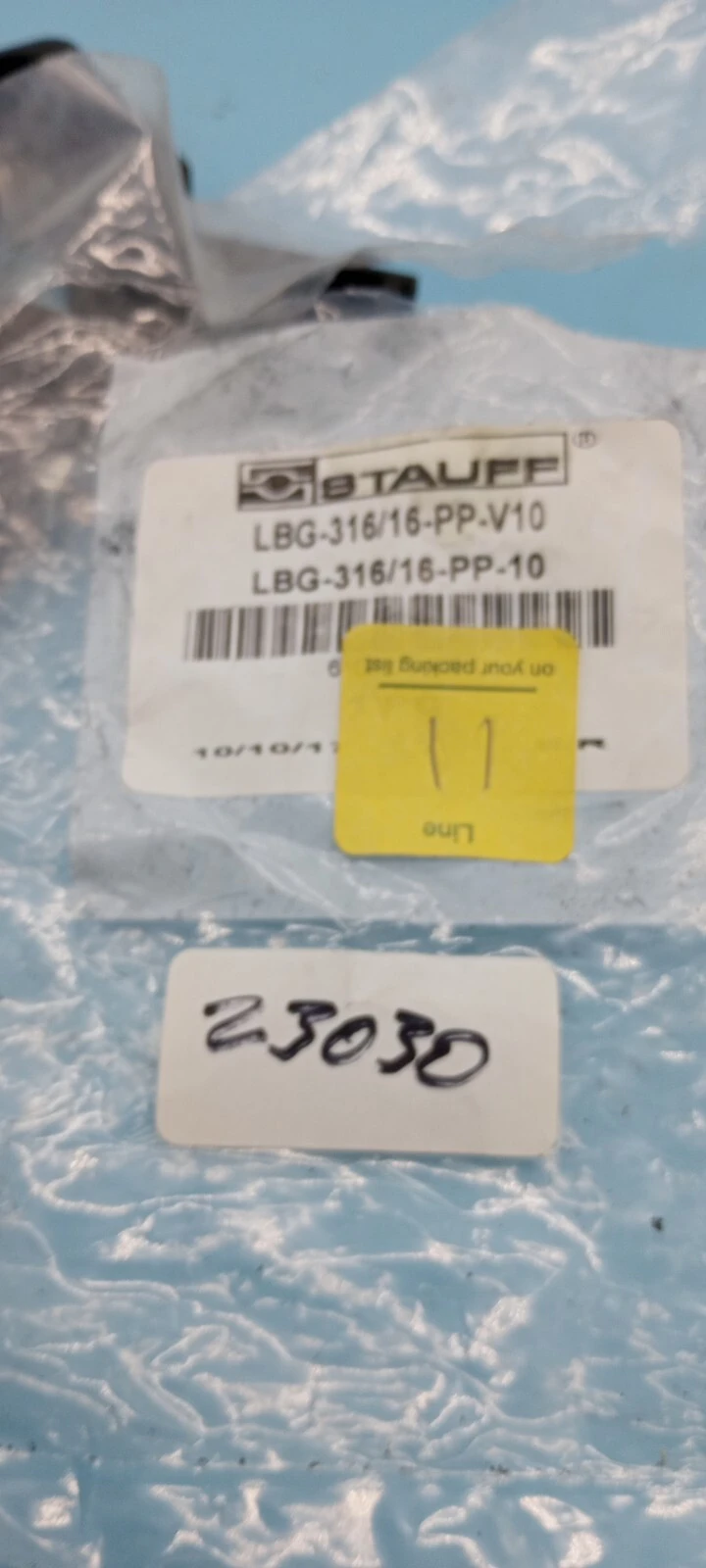 USED STAUFF LBG-316/16-PP-V10