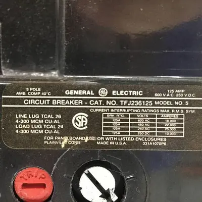 USED GENERAL ELECTRIC / GE TFJ236125