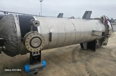 GBI, Stainless reactor / autoclave, 450 psi, 460° F, 46" x 16' ID, 2017