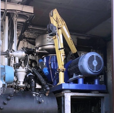 Alfa-Laval OFSX 610 crude oil dehydrator mobile system.