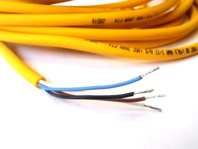 USED TURCK ELEKTRONIK 20' EUROFAST MOLDED CORDSET PLC M12