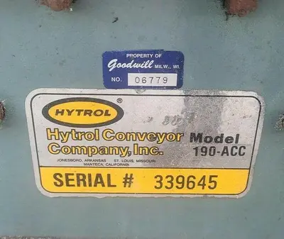 USED HYTROL 190-ACC
