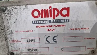 USED 1997 OMIPA, PTR, BERINGER, SIMOREG FF 160 2 VE
