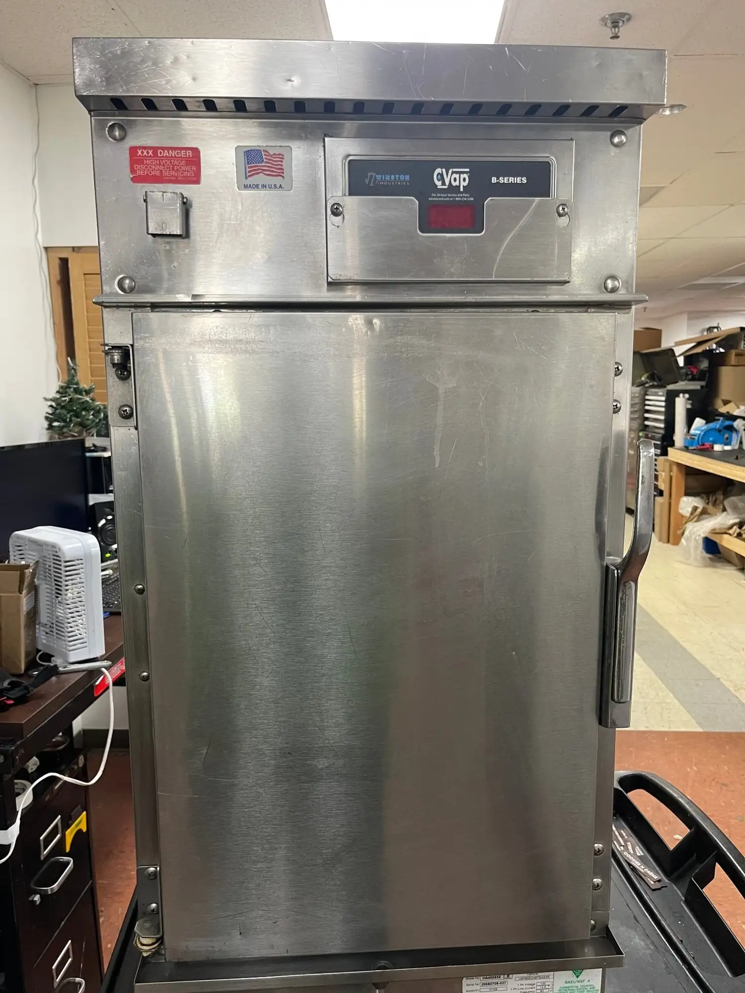 Used Winston Used Winston HA40055E CVAP Stainless Steel Heated Humidified Holding Cabinet Warmer 120V Hot Food Warming, Holding, & Transport Cabinets Illinois US | Falcon Restaurant Supply #1375844