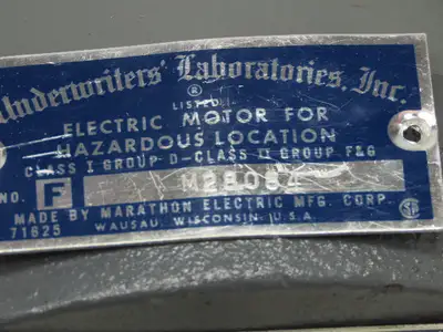 Marathon Electric M28084 AC Motor 1/3Hp 1725rpm 115V 1PH Single Phase 56-5 Frame