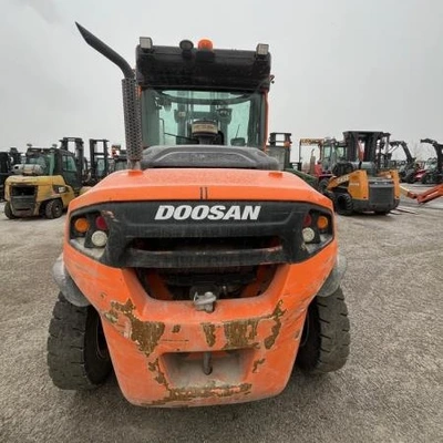 Used 2023 DOOSAN D80S-9 Internal Combustion Forklifts: Pneumatic Tire Alberta CA | Leavitt Machinery #1443708