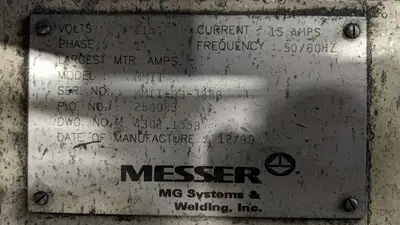USED 1999 MESSER METALMASTER II