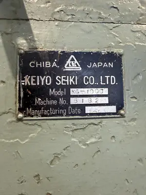 USED KEIYO SEIKI KG-1000