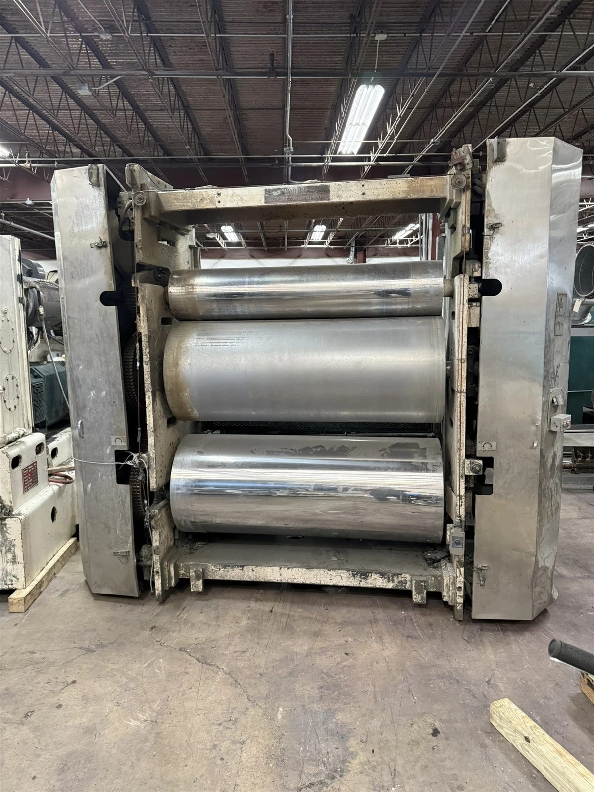 60" Wide Welex Sheet Stack, 12" Top Roll, 24" Middle And Bottom Roll