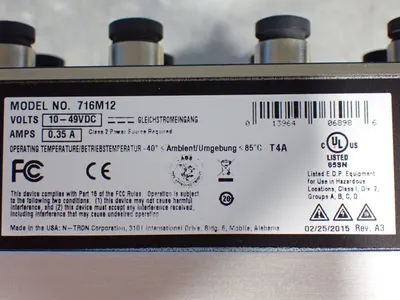 New | in-Stock NTRON 716M12 Network Switches Ohio US | HGR 24 #1129823