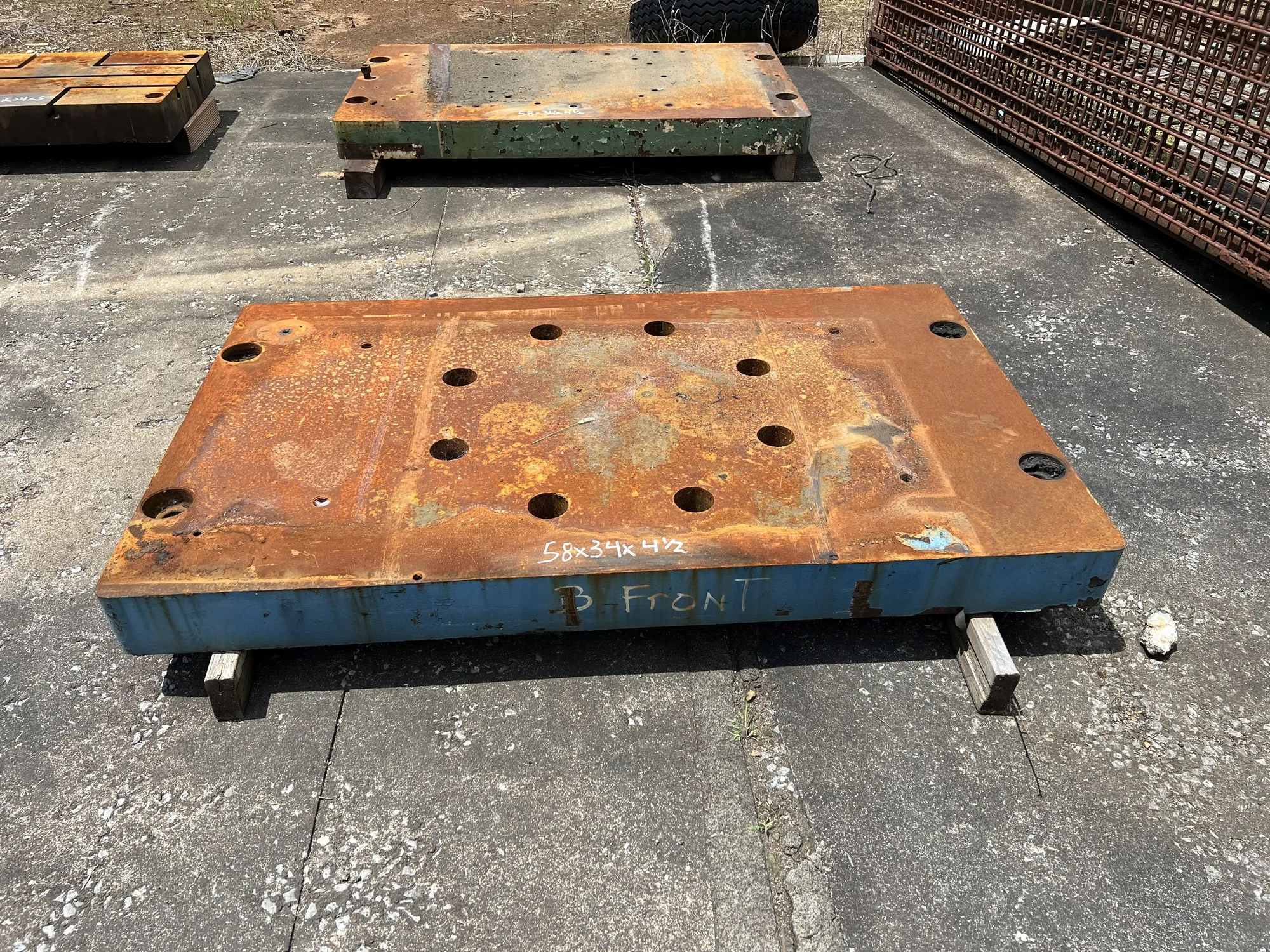 BOLSTER PLATE 58 X 34 X 4 1/2, SOLID