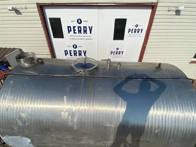 10000 L Stainless Steel Horizontal Insulated Mixing Tank
