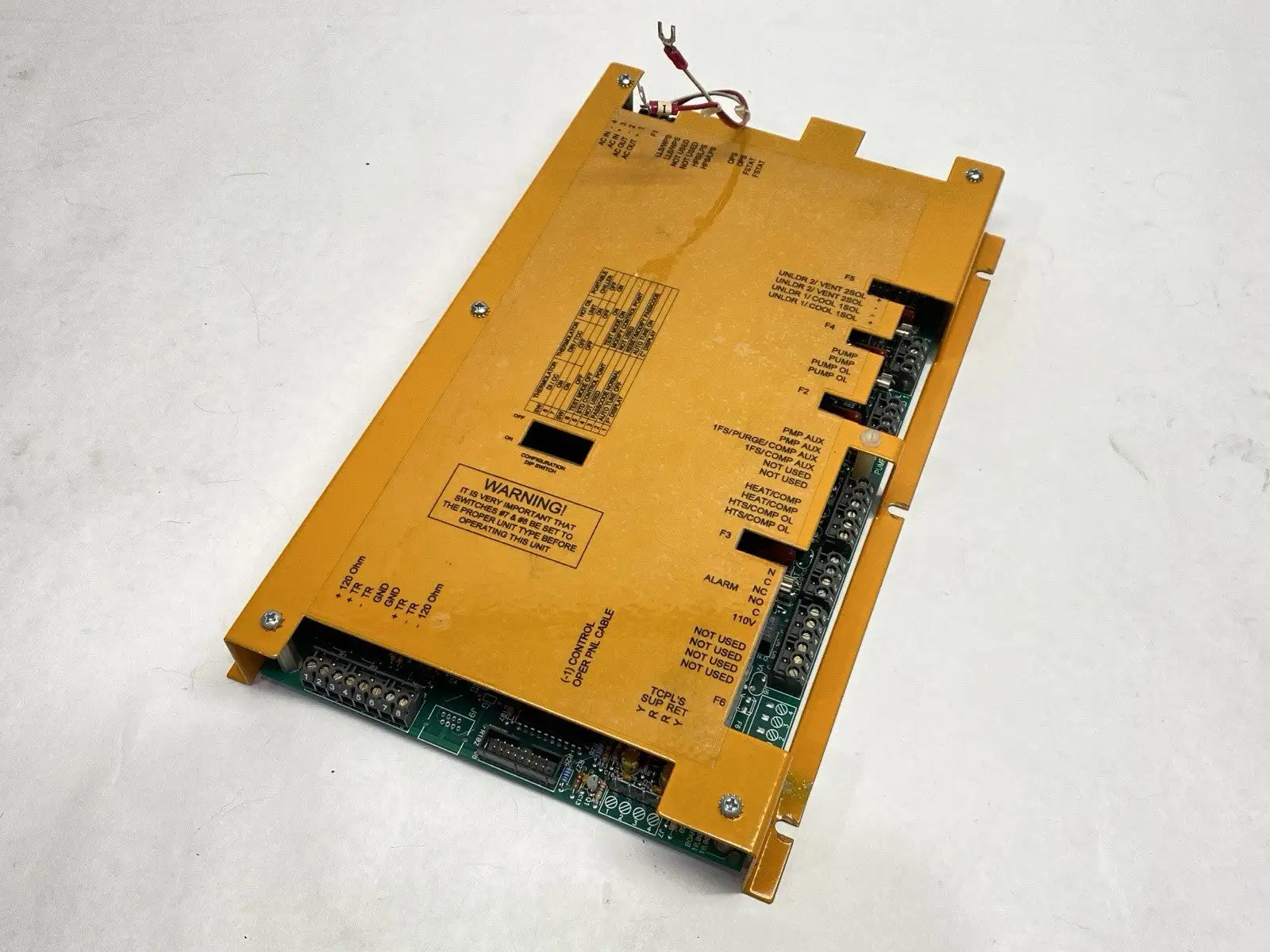 USED THERMAL CARE REV F CONTROL UNIT MODULE
