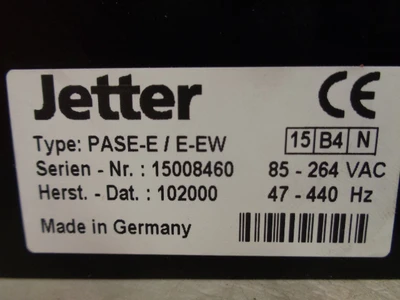 USED JETTER PASE-E/E-GRU