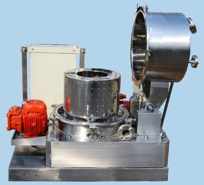 NEW: Joflo 18" x 10" perforate basket centrifuge, 316SS.