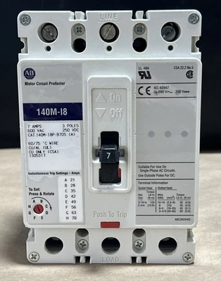 NEW Allen-Bradley 140M-18P-B70S A