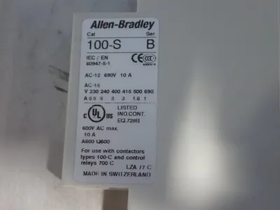 Used ALLENBRADLEY 100SA20 Contact Blocks Ohio US | HGR 24 #1132079